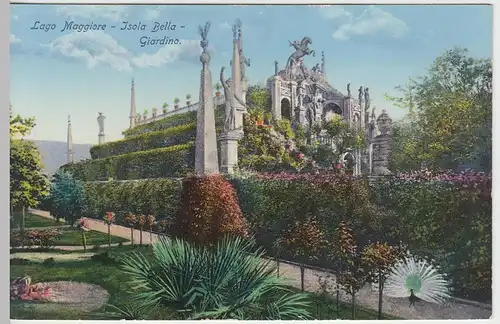 (42230) AK Lago Maggiore, Isola Bella, Giardino, Garten, vor 1945