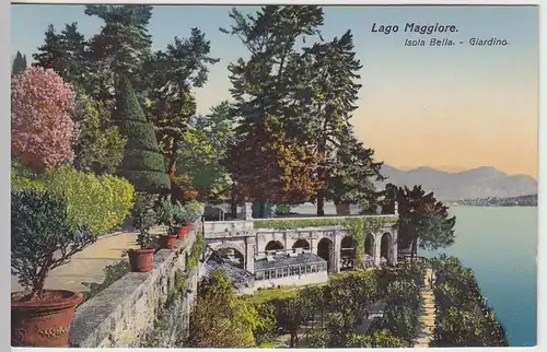 (42229) AK Lago Maggiore, Isola Bella, Garten, Giardino, vor 1945