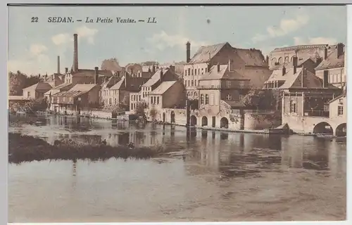 (42222) AK Sedan, Frankr., La Petite Venise, Klein Venedig 1914-18