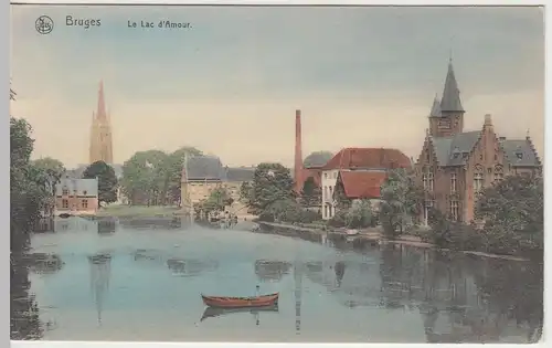 (42218) AK Bruges, Brügge, La Lac d'Amour, vor 1945