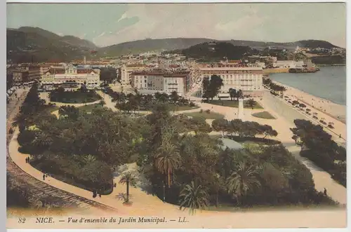 (42211) AK Nice, Nizza, Jardin Municipal, Stadtgarten, vor 1945