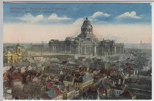 (42210) AK Bruxelles, Brüssel, Palais de Justice, Justizpalast, vor 1945