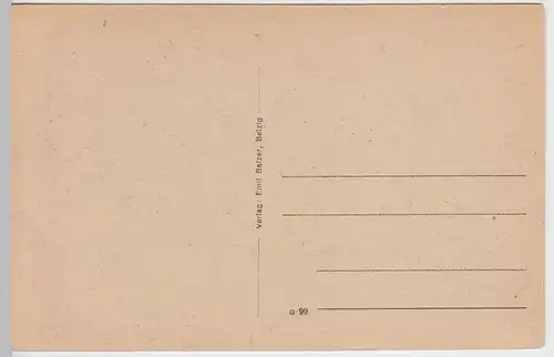 (42165) AK Bad Belzig, Stadtansicht von 1492, Karte vor 1945