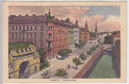 (42125) AK Olmütz, Olomouc, Freiheitsstraße 1921