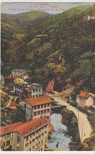 (42121) AK Thiers, Auvergne, Gorges de la Durolle 1943