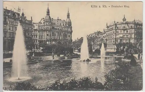 (42098) AK Köln, Deutscher Ring 1911