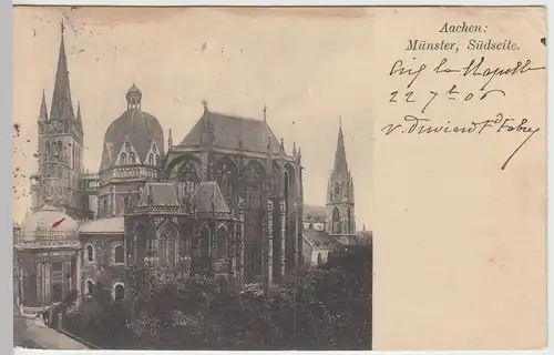 (42085) AK Aachen, Dom 1906