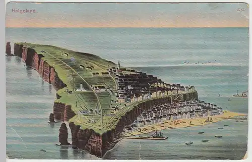 (42054) AK Helgoland, Panorama 1942