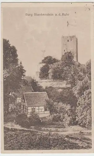 (42048) AK Hattingen, Burg Blankenstein 1918