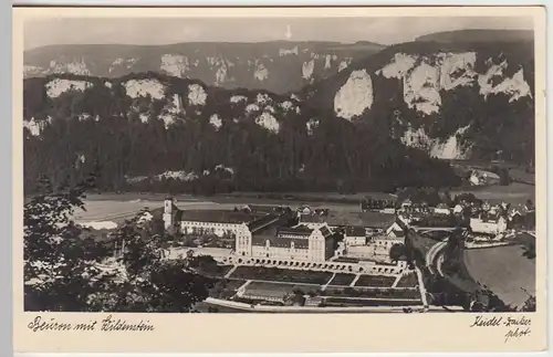 (41965) Foto AK Beuron, Erzabtei, m. Wildenstein, 1939