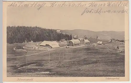 (41935) AK Feldberg (Schwarzwald), Feldbergerhof, 1921