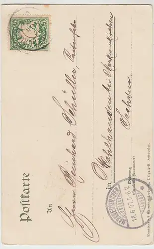 (41887) AK Bad Reichenhall, Nesselgraben, 1907