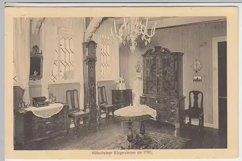 (41877) AK Hildesheim, Knochenhauer Amtshaus, Bürgerzimmer, 1912