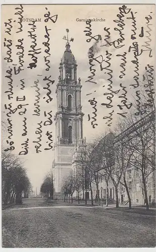 (41822) AK Potsdam, Garnisonskirche, 1912