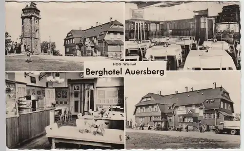(41777) Foto AK Auersberg, Berghotel der HOG Wismut, 1959