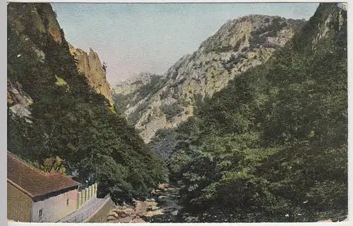 (41716) AK Bodetal, Partie a.d. Jungfernbrücke, vor 1905