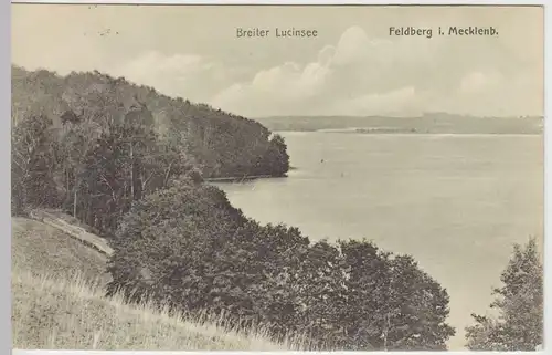 (41696) AK Feldberg i. Meckl., Breiter Lucinsee, 1912