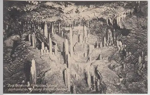 (41634) AK Burg Rabenstein, Sophienhöhle, Orientalische Stadt, vor 1945