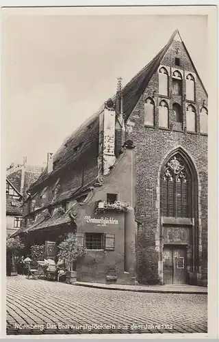 (41509) Foto AK Nürnberg, Bratwurstglöcklein, vor 1945