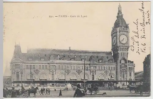 (41454) AK Paris, Gare de Lyon, 1905