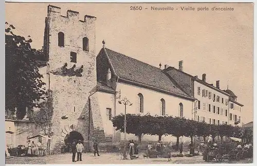(41452) AK Neuveville, Vieille porte d'enceinte (Tour de Rive), vor 1945