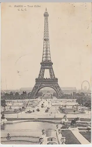 (41438) AK Paris, Eiffelturm, 1905