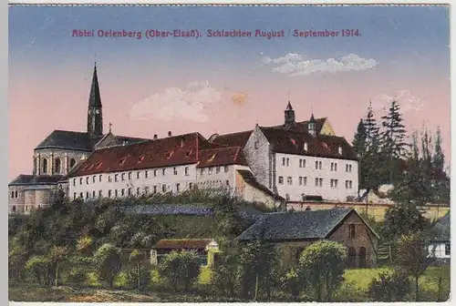 (41412) AK Abtei Oelenberg, aus Leporello, vor 1945