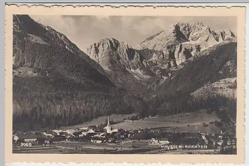 (41389) Foto AK Mauthen, Panorama, 1938