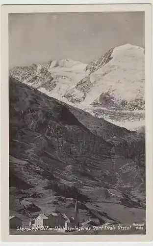 (41384) Foto AK Obergurgl, Ötztal, 1938