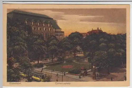 (41171) AK Düsseldorf, Corneliusplatz, vor 1945