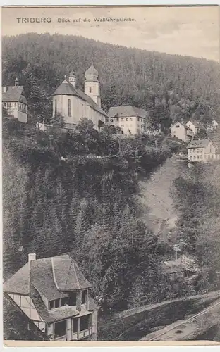 (41142) AK Triberg, Blick a.d. Wallfahrtskirche, vor 1945