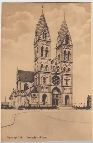 (41132) AK Freiburg i.Br., Herz-Jesu-Kirche, vor 1945