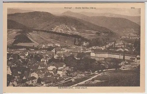 (41077) AK Gebweiler, Guebwiller, Oberstadt, Feldpost 1918