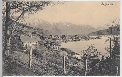 (41046) AK Tegernsee, Panorama, vor 1945