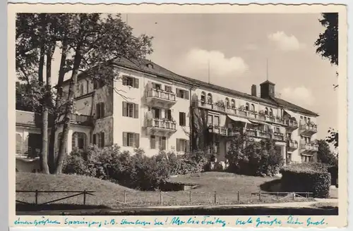 (41045) Foto AK Ebenhausen im Isartal, Sanatorium, 1952