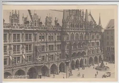 (40980) Foto AK München, Rathaus, Teilaufname, vor 1945