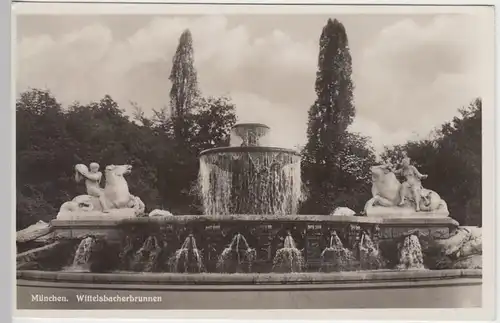 (40972) Foto AK München, Wittelsbachbrunnen