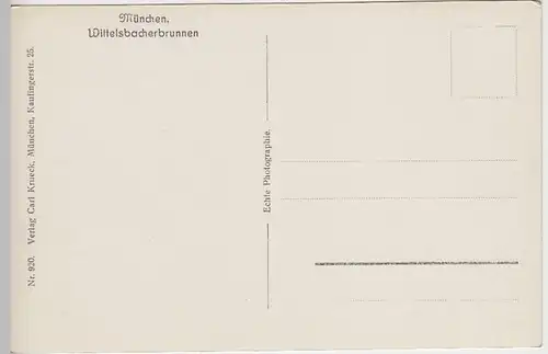 (40972) Foto AK München, Wittelsbachbrunnen