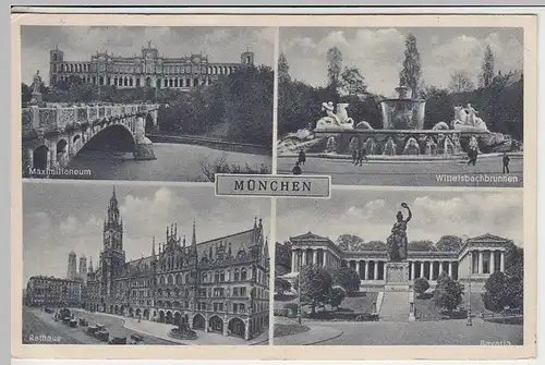 (40968) AK München, Mehrbildkarte, 1942