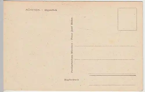 (40957) AK München, Neue Staatsgalerie (Kunstausstellungsgebäude)