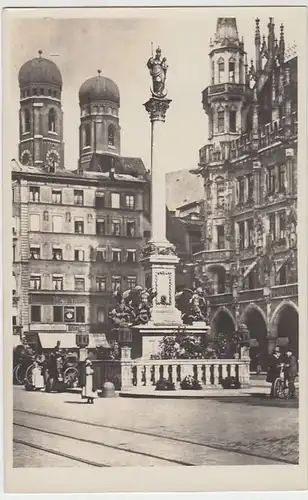 (40954) Foto AK München, Mariensäule, vor 1945