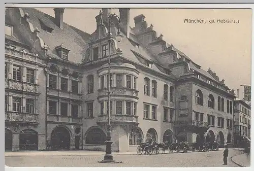 (40950) AK München, kgl. Hofbräuhaus, vor 1945