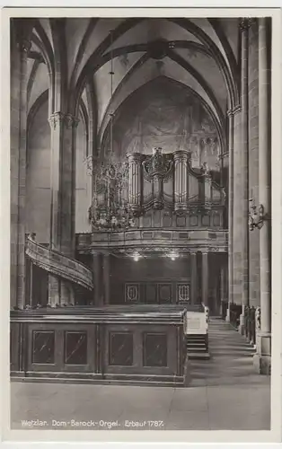 (40841) Foto AK Wetzlar, Dom, Barock-Orgel