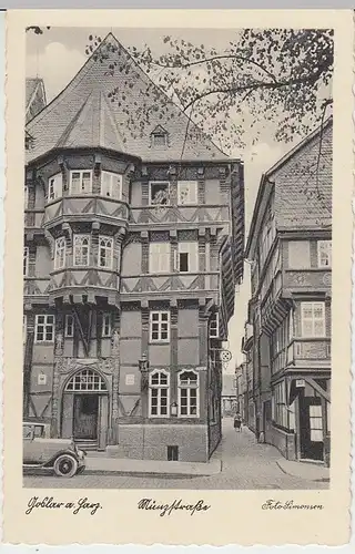 (40737) AK Goslar, Münzstraße, vor 1945