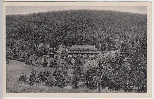 (40697) AK Mühltal b. Eisenberg, Waldhaus Amtsschreibersmühle, 1955