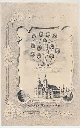 (40681) AK Walldürn, Das heilige Blut, Basilike St. Georg, 1908