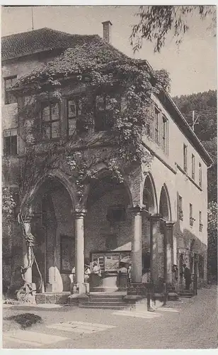(40657) AK Heidelberg, Brunnenhalle am Soldatenbau, 1924