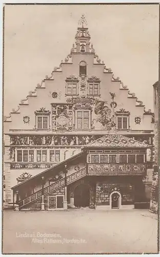 (40640) Foto AK Lindau, Altes Rathaus, Nordseite, vor 1945