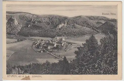 (40597) AK Beuron, Donautal, 1916
