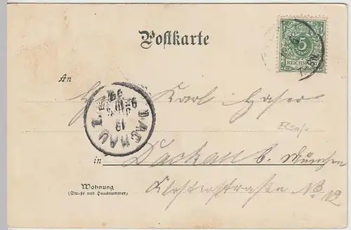 (40589) AK St. Odilienberg, Mondscheinkarte, 1899
